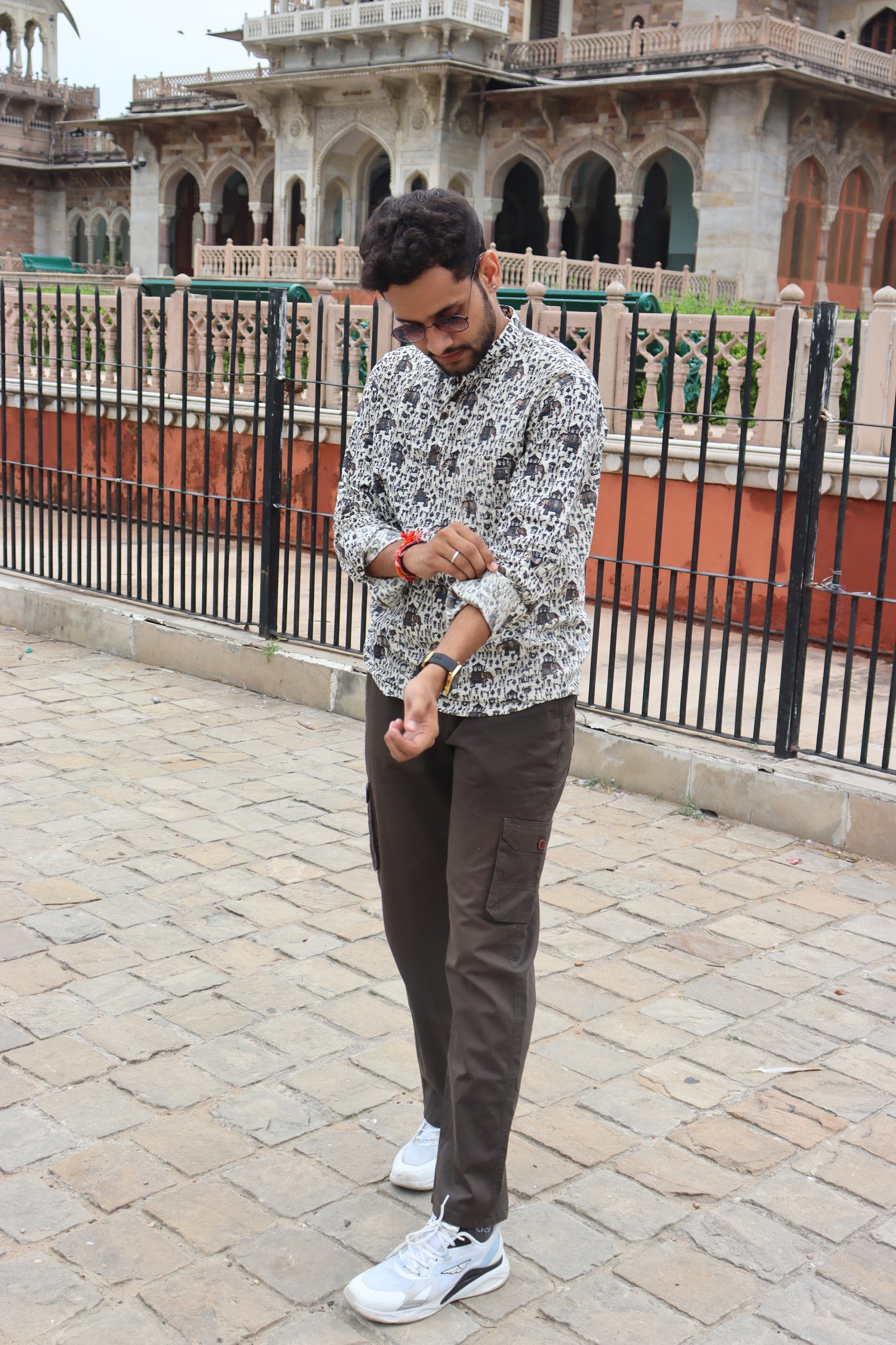 Jaipuri ~ Royal Elephant Block Print Kurta