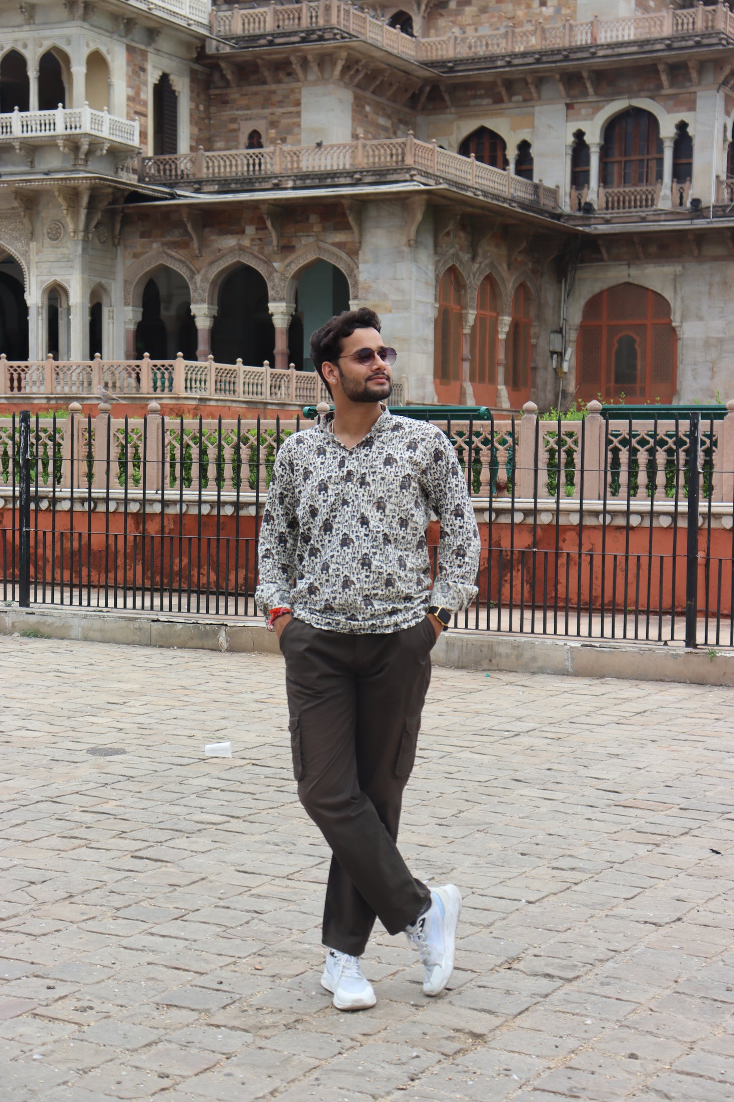 Jaipuri ~ Royal Elephant Block Print Kurta